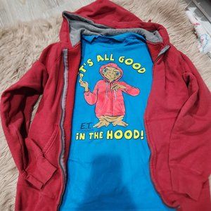Vintage E.T. extra terrestrial t shirt hoodie small